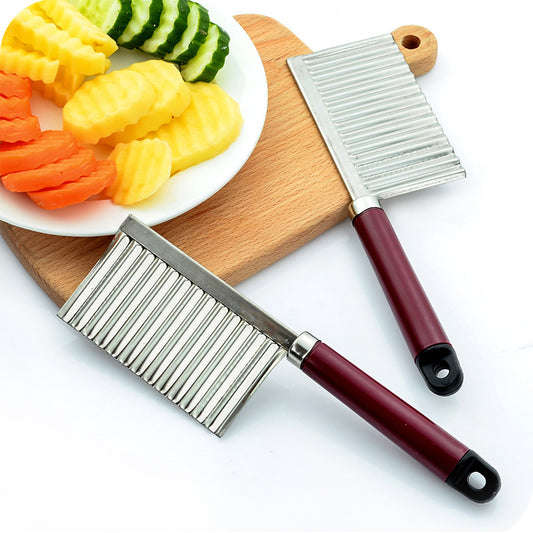 Multifunctional Stainless Steel Wave Knife Household Potato And Vegetable Cutter - KingCutlery