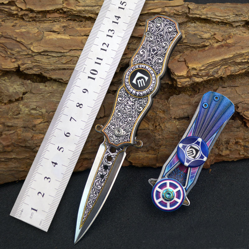 Fingertip Gyro Folding Knife - KingCutlery