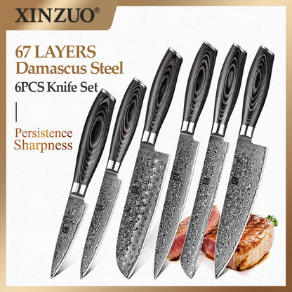 Damascus Steel Japanese Chef Knives - KingCutlery