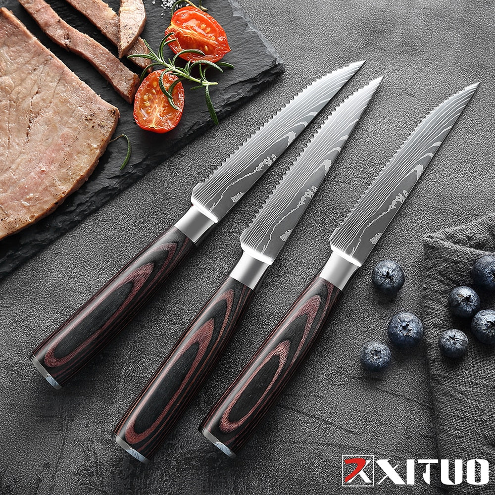 XITUO 6 Piece Steak Knife Set - KingCutlery