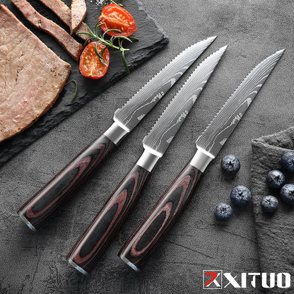 XITUO 6 Piece Steak Knife Set - KingCutlery