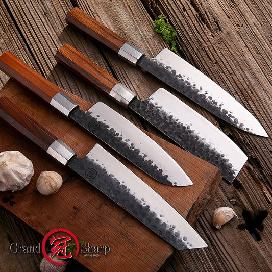 4 Pcs High Performance Chef Knives - KingCutlery