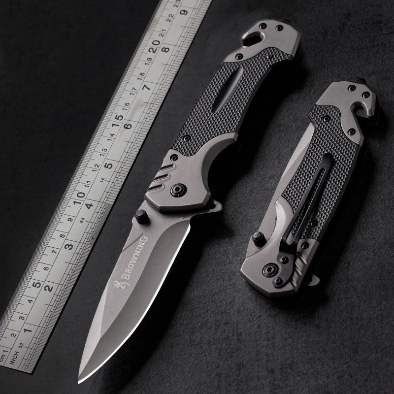 Folding Stainless Steel Pocket Knife - KingCutlery