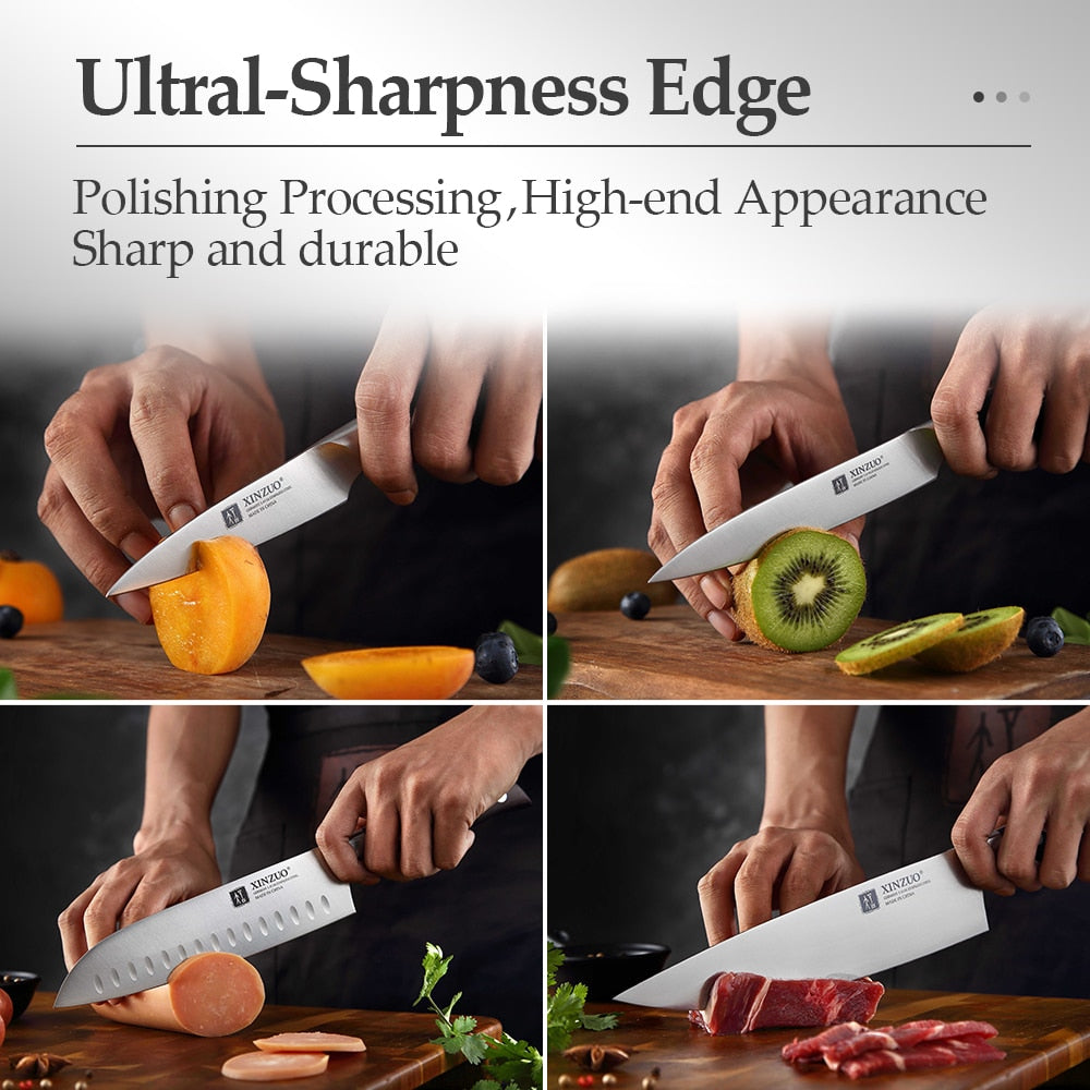 6 PCS Kitchen Knife Set High Carbon Stainless Steel - KingCutlery