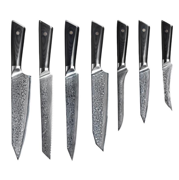 7PCS Damascus Chef Set - KingCutlery