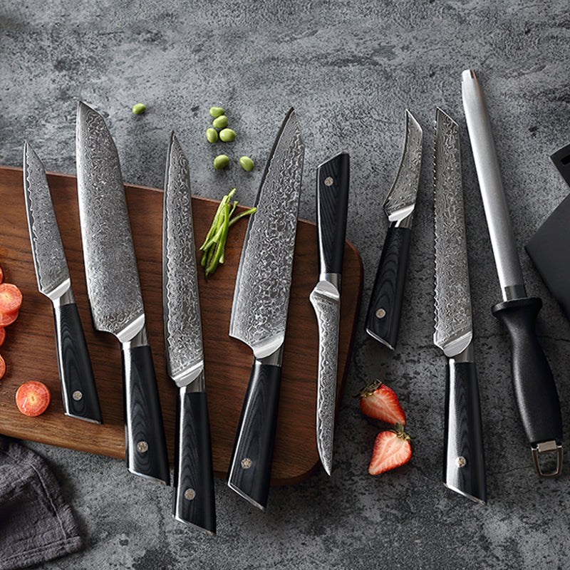 7PCS Damascus Chef Set - KingCutlery