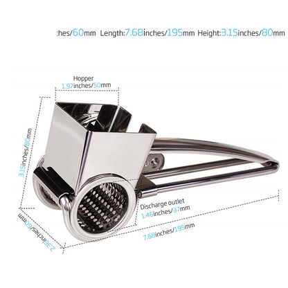 Stainless Steel Cheese Grater - KingCutlery
