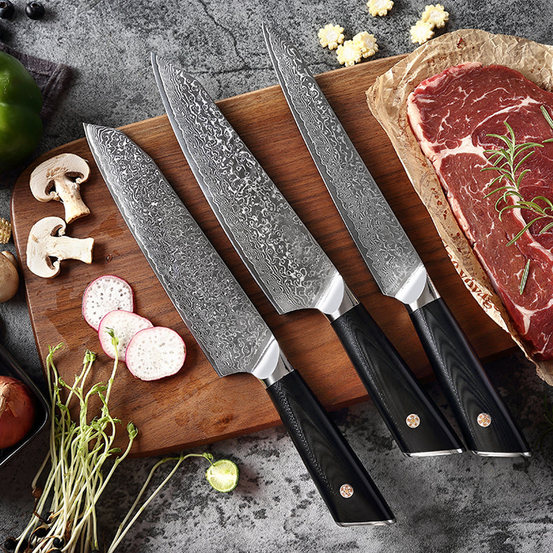 7PCS Damascus Chef Set - KingCutlery
