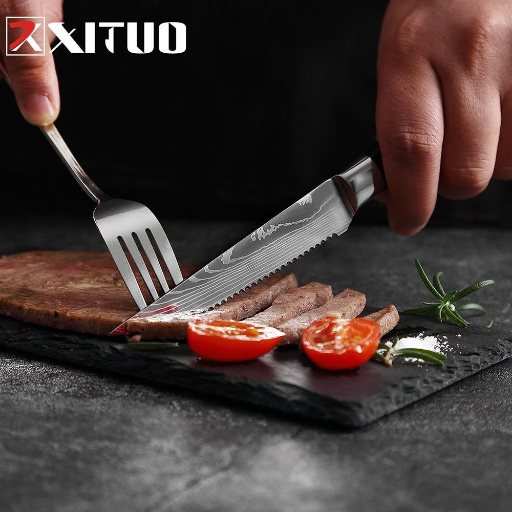 XITUO 6 Piece Steak Knife Set - KingCutlery