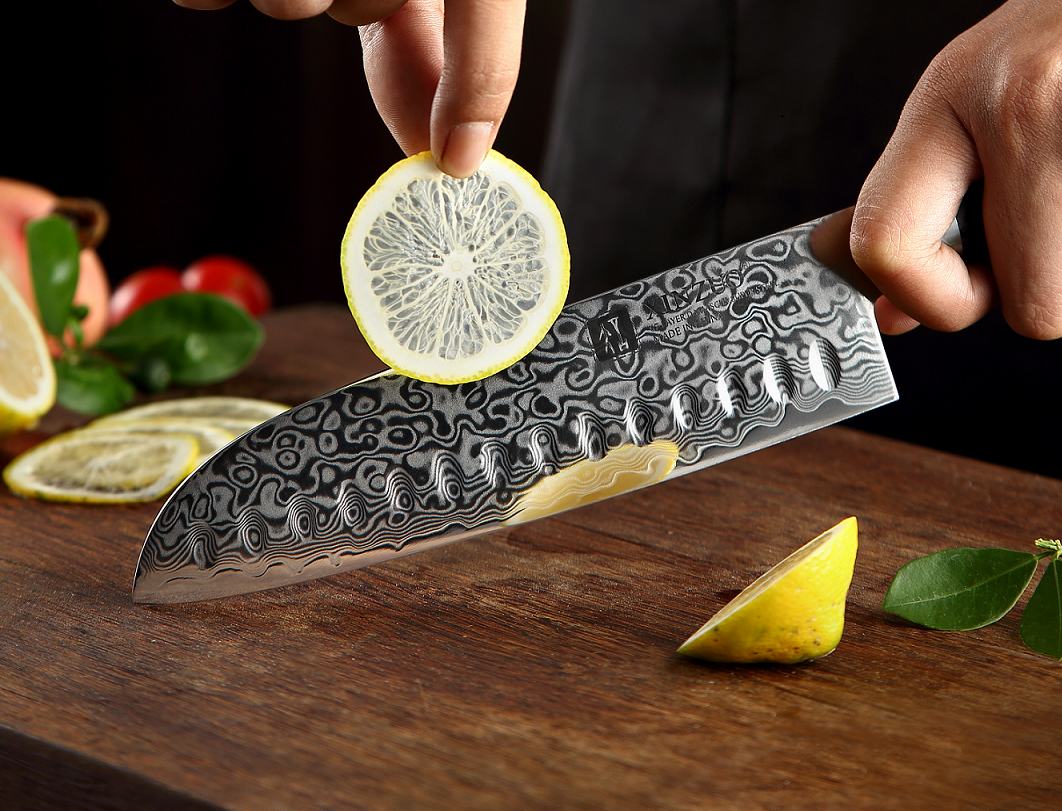 Damascus Steel Japanese Chef Knives - KingCutlery