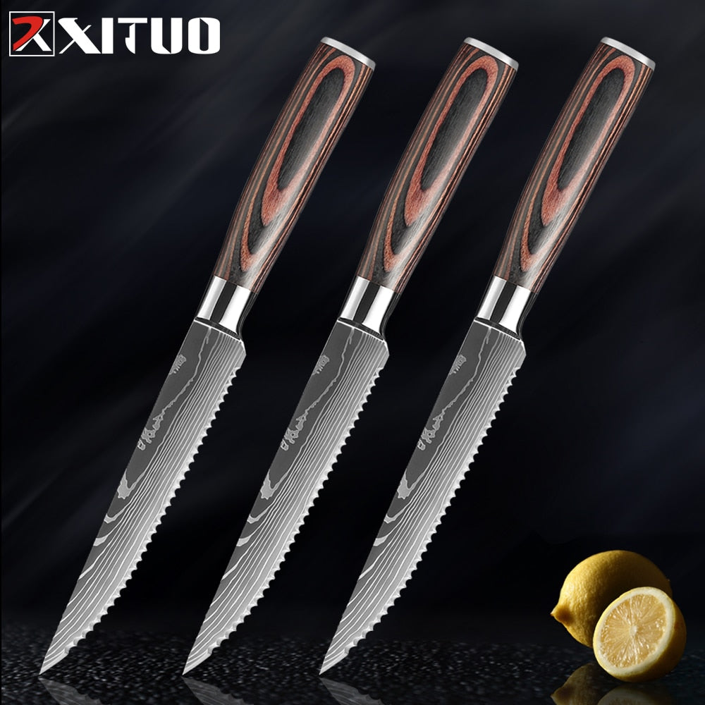XITUO 6 Piece Steak Knife Set - KingCutlery