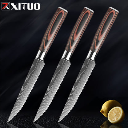 XITUO 6 Piece Steak Knife Set - KingCutlery