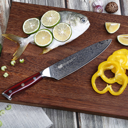 Damascus 8-Inch Slicing Western Chef Knife - KingCutlery