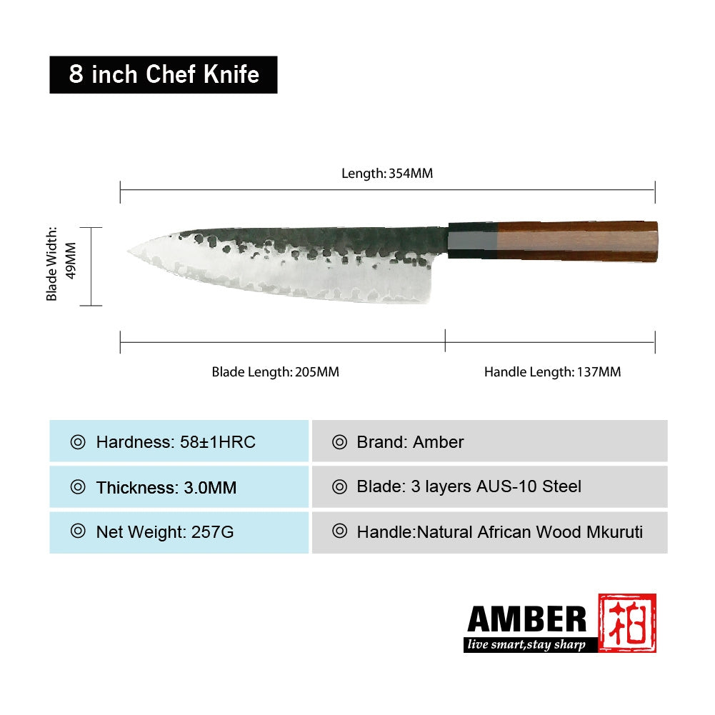 Hand Forged Chef Knife - KingCutlery