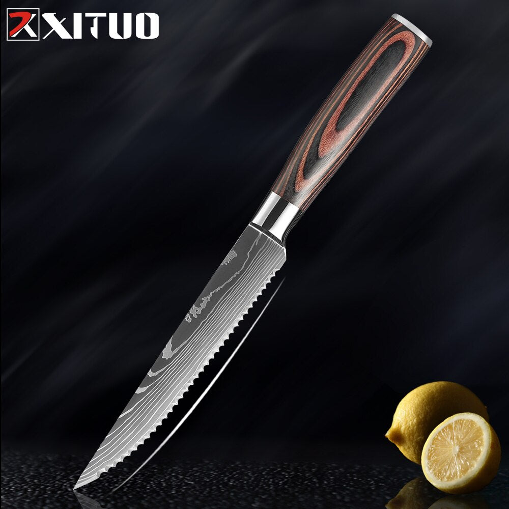XITUO 6 Piece Steak Knife Set - KingCutlery