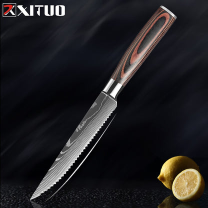 XITUO 6 Piece Steak Knife Set - KingCutlery
