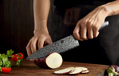 Damascus Steel Japanese Chef Knives - KingCutlery