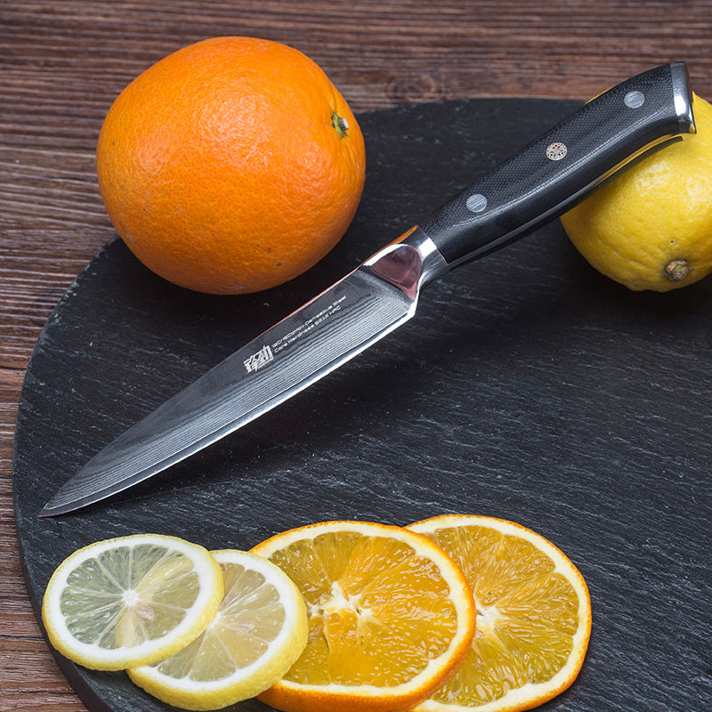 Damascus 5 Inch Fruit Knife  Multi-Purpose Peeling Knife - KingCutlery