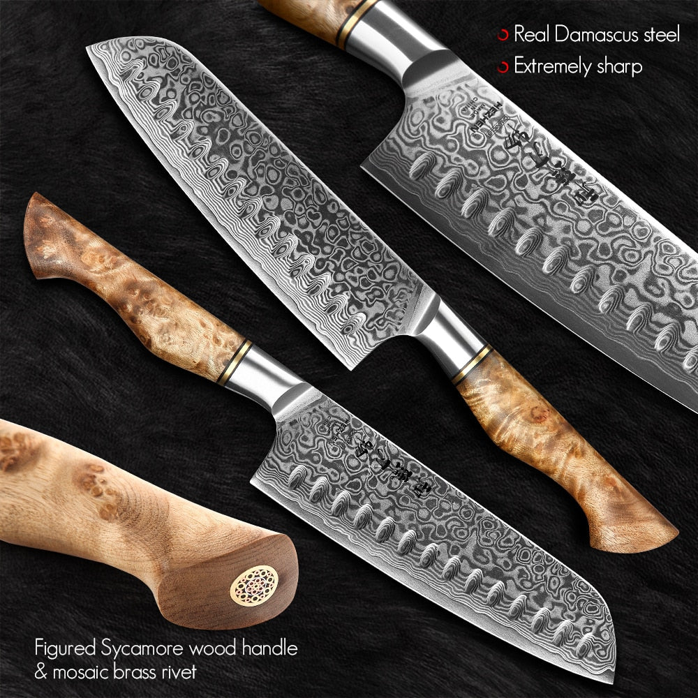 1-7 Piece Luxury Japanese Knife Set - KingCutlery