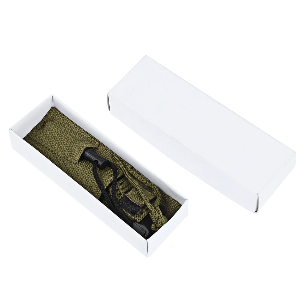 Survivor Camping Tanto Knife with Fire Starter - KingCutlery